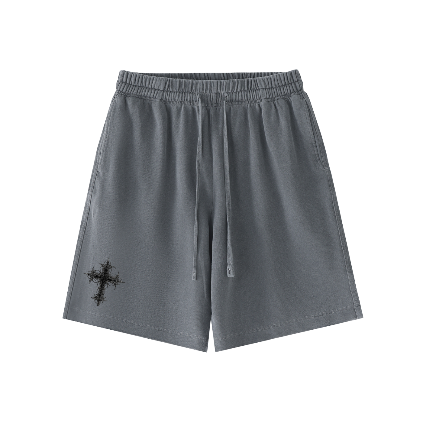 Cross-Vintage washed shorts