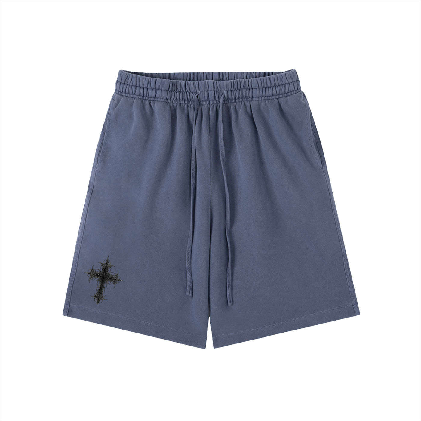 Cross-Vintage washed shorts