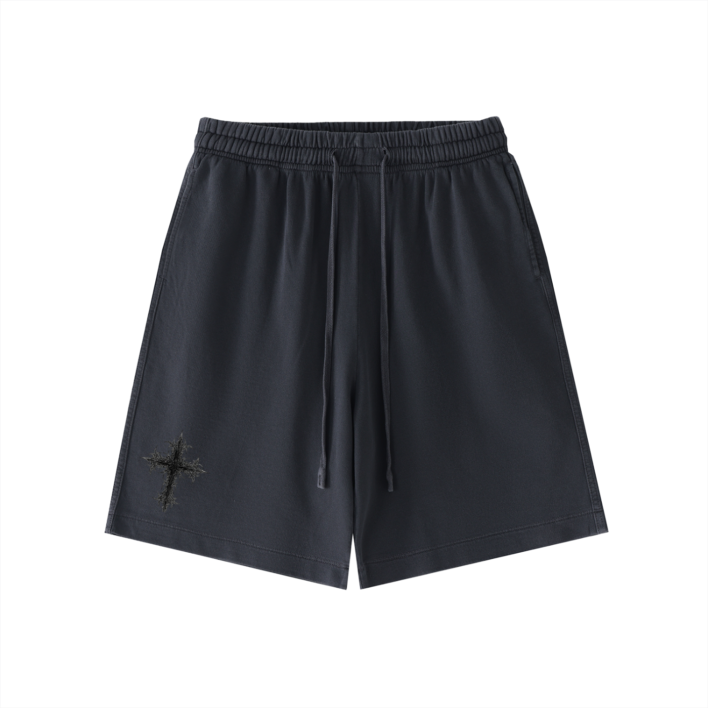 Cross-Vintage washed shorts